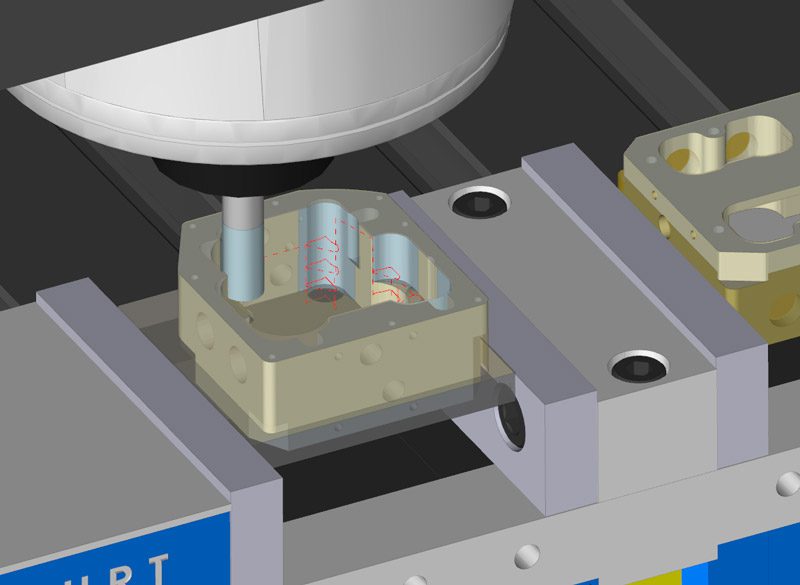 Milling-contouring-finishing